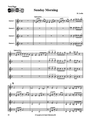 Groove Quartets - Clarinette - Bert Lochs - Partition - Clarinette